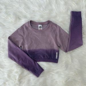 Gymshark cropped long sleeve